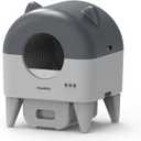 Self-Cleaning Cat Litter Box for Multiple Cats - Extra Large Automatic Odor Control with App Monitoring, Safety Sensors & Low-Noise Operation (Includes Trash Bags)