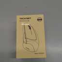 TECKNET Ergonomic Mouse, Wireless Bluetooth Vertical Mouse, 4800 DPI Optical Tracking, 6 Adjustable DPI, Quiet Clicks, 2.4GHz with USB A Receiver, 12 Months Battery, 6 Buttons, Wide Compatibility