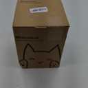 Dual Automatic Cat Feeder 2 Cats,6 Meals/Day,12 Portions/Meal,4.2L Dual Power Double Bowls Feeder,Dry Food Auto Pet Dispenser,10S Voice Record,Flexible Schedule Timer(White,Stainless Dual Bowls)