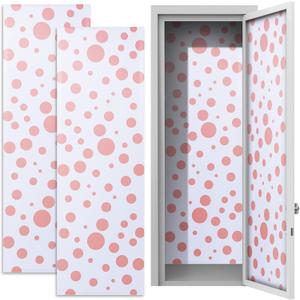 Konohan 2 Pcs Magnetic Wallpaper for Lockers 12" x 36" Removable Magnetic Wallpaper Decorative Locker Accessories for University(Dot)