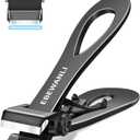 EBEWANLI Straight Nail Clipper, 17mm Wide Jaw Opening Toe Nail Clippers, Extra Large Toenail Clippers for Thick Toenails, Heavy Duty Toenail Clippers for Seniors, Men, Women
