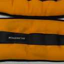 Fitvids Fully Adjustable Ankle Wrist Arm Leg Weights, Orange, 10 LBS Each (20-LB Pair)