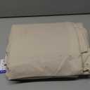 Bedsure 100% Washed Cotton Duvet Cover Queen Size - Natural White Minimalist Cotton Duvet Cover Linen Like for All Seasons - Gentle Soft Plain Simple Bedding (Light cream, Queen, 90"x90")