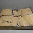 FDW 30 inch Dog Crate Dog Kennel Cage with Double Door Folding Metal Wire Dog Cage with Removable Tray&Divider Panel,Pet Crate for Medium Dogs,Black