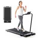 Smug Compact Armless Treadmill, Space Saving Design for Home & Office, Quiet Under Desk Walking Pad, 200 Lbs Capacity 3 in 1 Portable Walking Treadmill