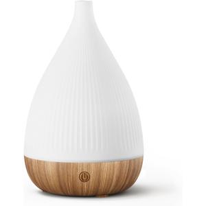 SOULORIGIN Ultrasonic Essential Oil Diffuser, Home Fragrance Aroma Diffuser with Auto Shut-Off, 8-Color Night Light & Ultra-Quiet Operation, BPA-Free Portable Aromatherapy Humidifier for Home (Light)