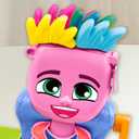 Play-Doh Hair Stylin' Salon Playset with 6 Cans, Pretend Play Toys for Girls and Boys Ages 3 and Up