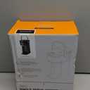 Single Serve One Cup Coffee Maker, for K Cups and Grounds, Mini Coffee Maker with Portable Handle, 6 to 12 Oz Brew Size, for Travel, Camping, Office, RV and Dorm, 120V, Black and Gold