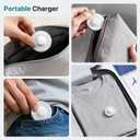 Compatible with Ring Gen 3 Charger (Size 7), Fast and Safe Charging Dock with USB-C Cable, Silicone Anti-Slip Base Design, Essential for Ring Gen 3 Users (Silver)
