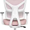 Ergonomic Office Chair, High Back Mesh Desk Chair with 4-Position Height Adjustable Back, 3D Armrests, Adaptive Lumbar Support, 3-Level Tilt Function, 3D Headrest, Comfy Computer Gaming Chairs