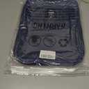 Shoe Bags for Travel Holds 3 Pair of Shoes, Travel Shoe Bag with 3 Layers Compartments, Waterproof & Washable, Navy
