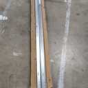 Gisafai 2 Pcs Garage Door Vertical Track Replacement Garage Door Rails Left Right Vertical Bracket for 7 Foot Tall Garage Door Parts Galvanized Steel Hardware Side Tracks for 2 Inches Rollers, Silver