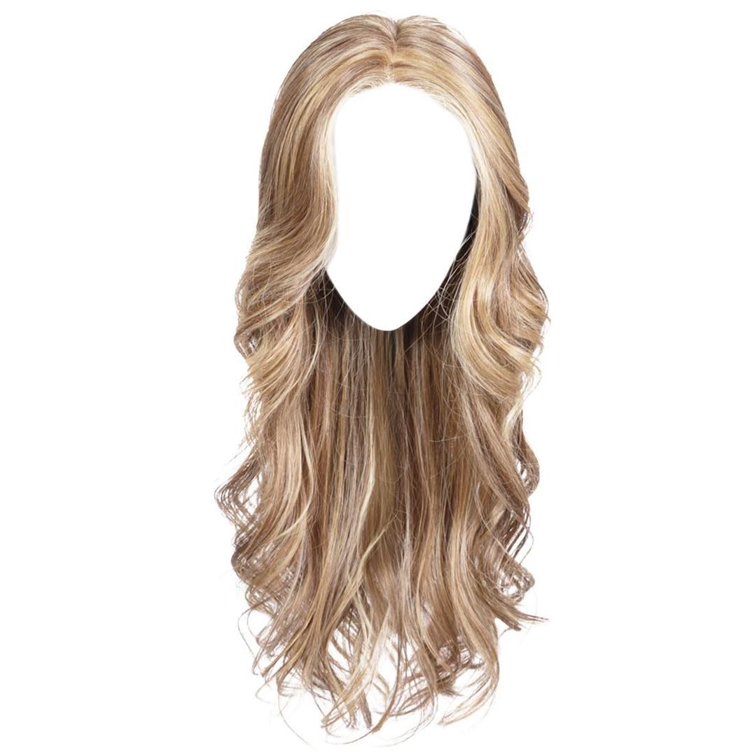 Raquel Welch Model Mode Long Layered Curls Wig by Hairuwear, Average Cap Size, RL19/23 Biscuit