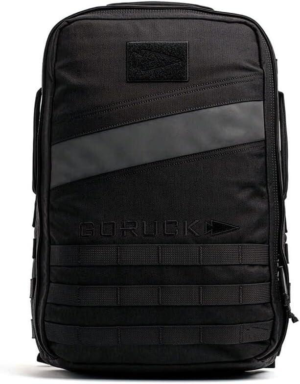 GORUCK Rucker 4.0 20L Black - Purpose Built Rucking Backpack, Military Weight Training Rucksack w/Ruck Plate Pocket and Extra Padded Straps