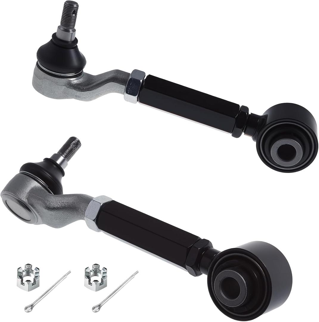 2Pc Set K100121 Adjustable Rear Upper Control Arm and Ball Joint Assembly Compatible With 2005-2017 Ho-nda Odyssey (11-17 Fit Sub models: EX, EX-L, LX, Only) (OE# 52400SHJA01 MS601183)