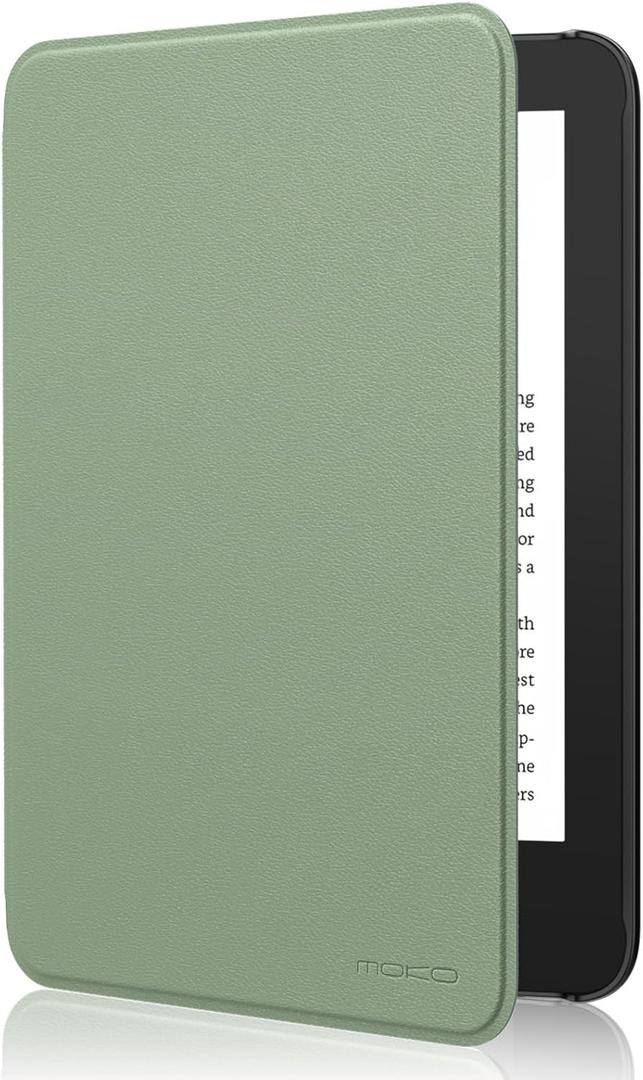 MoKo Case Fits 6" All-New E-Reader (11th Generation-2024 Release), Lightweight Shell Cover with Auto Wake/Sleep for 2024/2022 11th Gen E-Reader, Not Fit BOOX & Kobo, Celadon