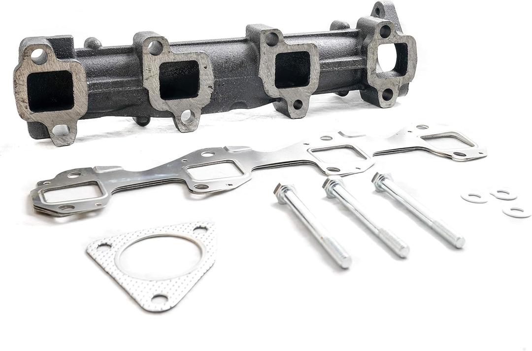 GXP Updated Driver Side Exhaust Manifold & Hardware Compatible with 2001-2016 Chevy/GMC 6.6 LB7 LLY LBZ LMM LML Duramax Diesel GXP Updated Driver Side Exhaust Manifold & Hardware Compatible with 2001-2016 Chevy/GMC 6.6 LB7 LLY LBZ LMM LML Duramax Diesel