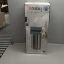 Brabantia 10.6 Gal Kitchen Touch Trash Can New (Matt Black/Matt Steel) Removable Lid, Soft-Touch Open, Garbage Can + Bags