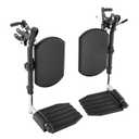 Invacare Wheelchair Elevating Legrest with Calf Support, Footrest with Swing Away Function, Adjustable Length, Tool-Free Installation, Compatible with Most US Wheelchairs