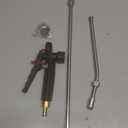 36 Inches Replacement Sprayer Wand,Adjustable Universal Sprayer Wand with 3/8" Brass Barb, Stainless Steel Replacement Sprayer Wand with Shut off Valve & 2 Hose Clamps
