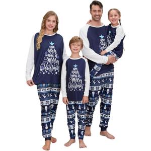 VS&LLWQ Family Christmas Pjs Matching Sets Christmas Pajamas for Family Christmas Elf Pjs Holiday Xmas Jammies Set (Large, Ab1)