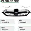Front Bumper Grille For 2017-2019 Honda CRV With Headlight Molding