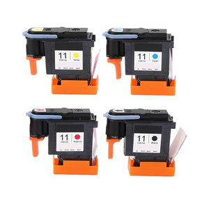 4 Pcs Printer Printhead, Magenta Black Cyan Yellow Print Replacement for HP Designjet 100 110 111 500 510 800 813 850, GYZOUKAds2z375uec
