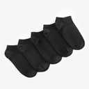 All Black 5-Pack Low Socks M