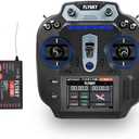 Authticar Flysky FS-ST16 Pro Radio Transmitter & FS-SR8 8CH Receiver Combo, 3.5" IPS Screen, Dual Band 2.4G/900MHz, Hall Effect Gimbals, OpenTX System, for Airplane, FPV, RC Car (Left Hand Throttle)