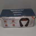 Neck Massager with Heat, Shiatsu Massager for Neck, Back, Shoulder, Foot and Leg, Deep Tissue 3D Kneading Massage for Relax Muscles at Home and Offie,Back Massagers for Women and Men (Black 2)