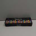 JANKNG 24-Piece Flatware Set, 18/0 Stainless Steel Knife Fork Spoon Teaspoon Silverware Set, Service for 6, MIrror Gold