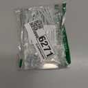 (50 pcs) Flat Head Drywall Anchors 2" White Anti Rust Coating, Bolt Anchor, Duty Hollow Wall Anchors