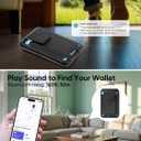 TopMade for Magsafe Wallet, Works with Apple Find My, Strongest Magnetic Wallet for iPhone 17/16/15/14/13/12 Series, Magnetic Card Holder with Adjustable Stand, RFID Blocking, 9 Cards Holder, Black