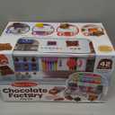 Melissa & Doug Wooden Chocolate Factory Pretend Play Set, Play Food Candy Maker for Boys and Girls - FSC-Certified