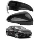 LOIYLLEN Passenger Side Mirror Cover Replacement for Ford Fusion 2013 2014 2015 2016 2017 2018 2019 2020 2021 2022 - Right Side Mirror Covers, Rear View Mirrors Cap Accessories Carbon Fibre, With Lamp