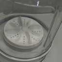 Underwear Washing Machine, Upgrade 1.5L Mini Portable Washing Machine Rechargeable Underwear Washer Deep Cleans Small Clothes for Apartment, Dorm, RV, Travel & Hotel Use (White)