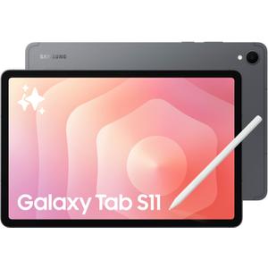 Samsung Galaxy Tab S11 128GB WiFi Android Tablet, Dynamic AMOLED 2X Display, 3nm MediaTek Processor, Galaxy AI, IP68, High Performance, Premium 11" AMOLED Screen, Slim, Portable Design, Gray