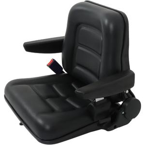 GXYWADY Universal Adjustable Forklift Seat Replacement for Excavator Forklift Tractor Skid Loader Backhoe Dozer Telehandler