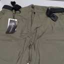 Mens Cargo Hiking Shorts Water Resistant Quick Dry Lightweight Breathable Tactical Shorts with Nylon Belt, Size 32W x 8L