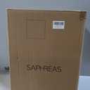 SAPHREAS Memory Foam Mattress Topper Queen Size, 3" Cooling Gel Memory Foam and 1" Soft Ventilated Mattress Pad Cover, Back Pain & Pressure Relief, 5-Zone Egg Crate Bed Topper