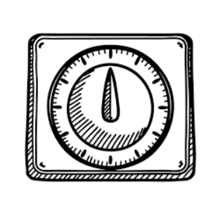 Mechanical Timer for Kitchen and Baking Silent Timer and Restaurant Use