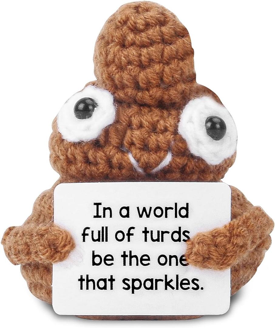 Funny Crochet Christmas Gag Gifts - Hilarious Stocking Stuffers for Brothers, Friends & Adults - Novelty Prank Presents for Dad, Husband, Sister