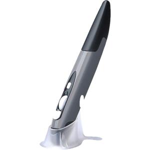 lychee Wireless Optical Pocket Pen Mouse, 2.4GHZ USB Wireless Optical Mini Air Mouse for PC Laptop Notebook Computer Mac (Grey)