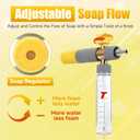 Tool Daily Foam Cannon, Small Foam Cannon for Pressure Washer, 5 Power Washer Nozzle Tips, 1/4 Inch Quick Connect