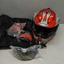 OUMURS Full Face Dirt Bike Helmet DOT Approved, Adult ATV Motocross Helmet L
