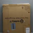 Safety 1st Easy Install Walk Thru Baby Gate for Doorway With Door, Dog Gates, Fits 29"-38", Easy Install 28" Tall, White