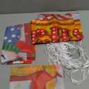 WovWeave 3 Pcs Carnival Circus Tent Decorations Circus Clown Animals Theme Party Decorations Porch Banner Welcome Awning Hanging Photo Booth Backdrop for Carnival Birthday Baby Shower Party Supplies