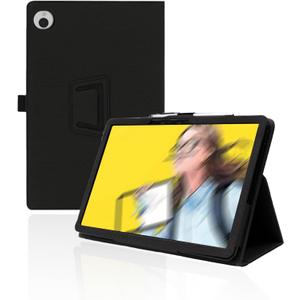 for Wacom MovinkPad 11 11.45 Inch Android Tablet Case,BOVUGAC Folding Stand Protective Cover with Pencil Holder and Wrist Strap,Full Protection, Premium PU,Scratch Resistant(Black)