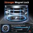 2 x Magnetic for iPhone 17 Case, [Matte Solid Color] [Full Camera Protection] Protective Case for iPhone 17 - Deep Gray