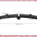 STSEV01 Universal 55" Rear Spoiler Glossy Black DeckLid Lip Accessories
